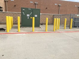 Bollards installed in your parking lot in Pine Hills, Florida