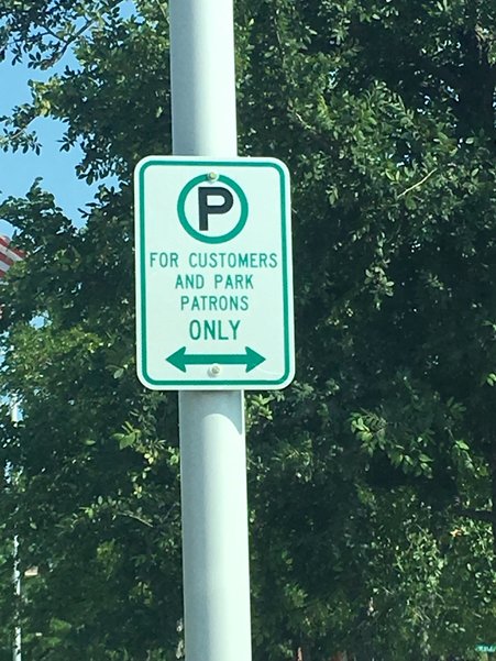 Customer Parking Only Sign in Orlando, FL